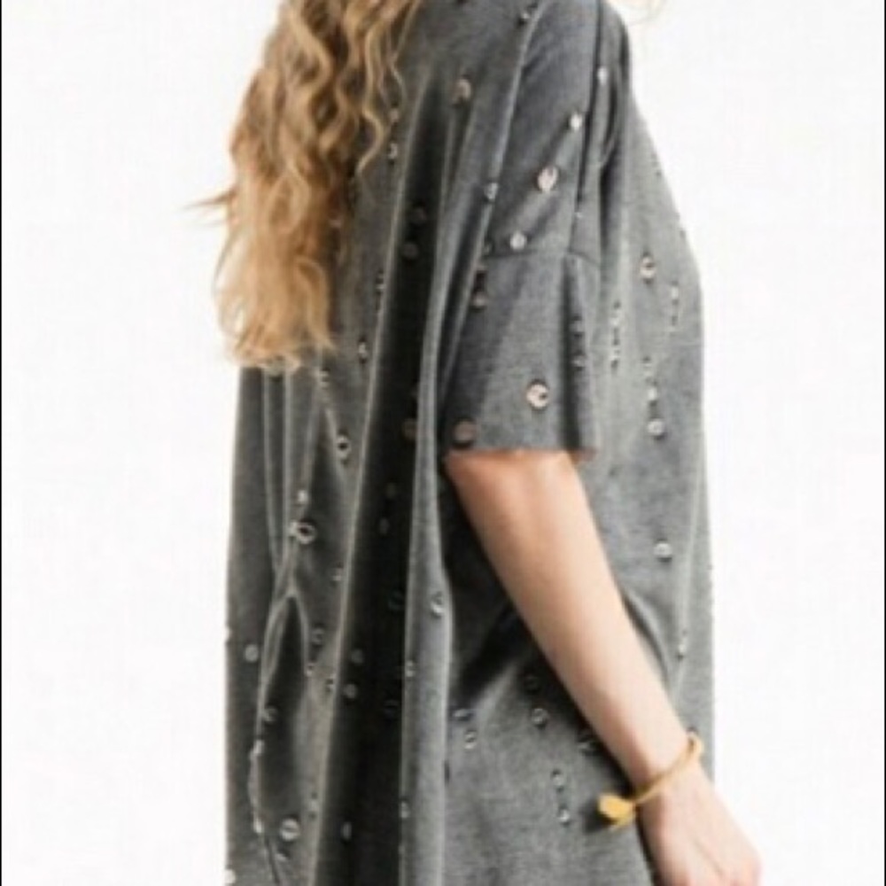 🇺🇸Distressed French Terry Tunic - Picture 3 of 3